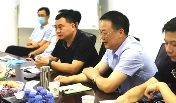 长沙市市场监督治理局副局长金雷一行光临中检yth2206游艇会调查调研